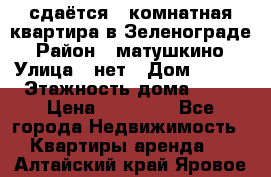 сдаётся 1 комнатная квартира в Зеленограде › Район ­ матушкино › Улица ­ нет › Дом ­ 513 › Этажность дома ­ 14 › Цена ­ 20 000 - Все города Недвижимость » Квартиры аренда   . Алтайский край,Яровое г.